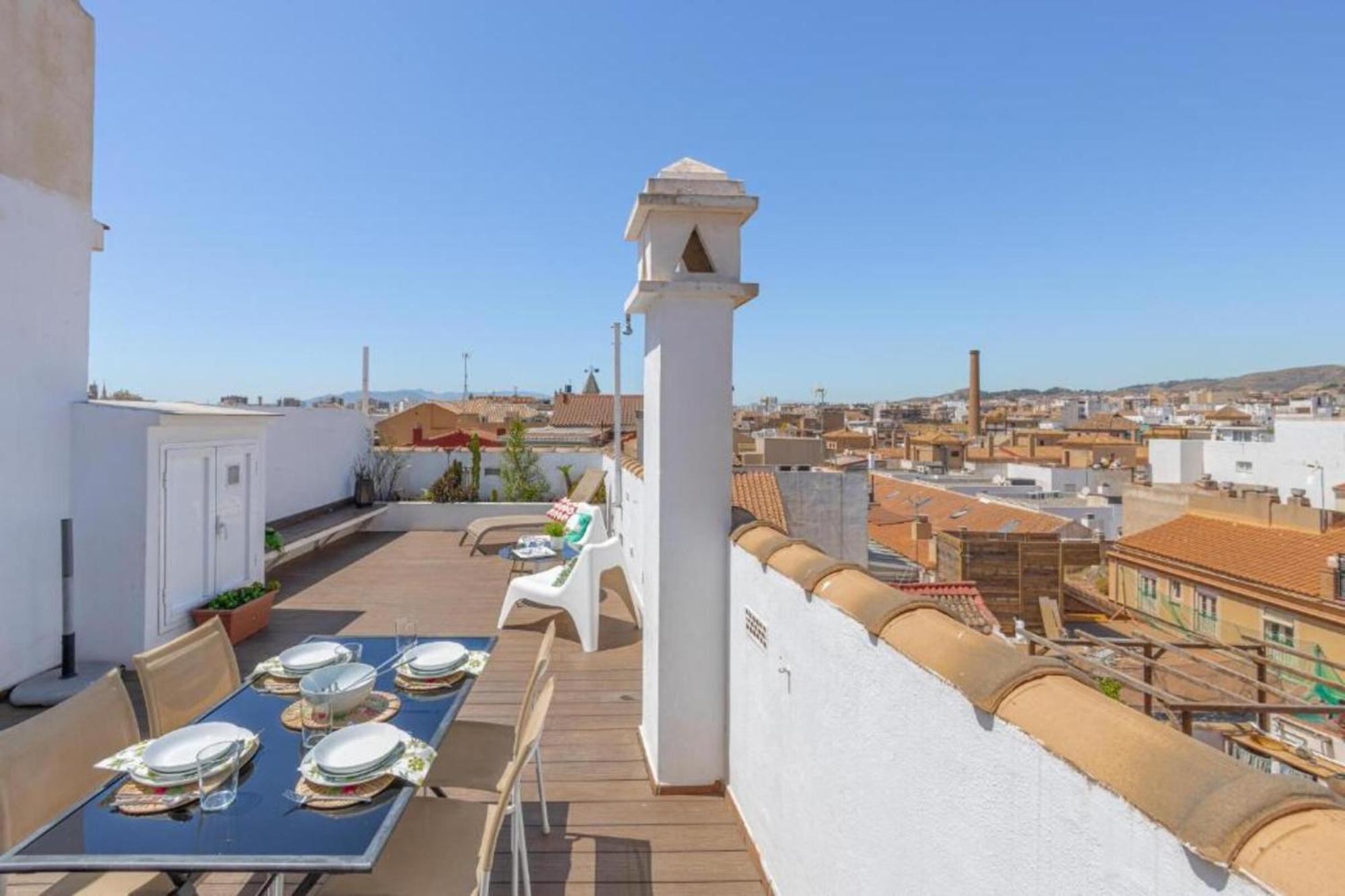 C20 - Adorable Apartment In The Center With Sun Terrace Málaga Kültér fotó